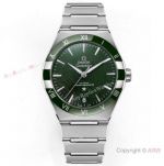 Swiss Omega new Constellation 41 mm Full Steel Green Meteorite Dial Full Steel Copy Watch